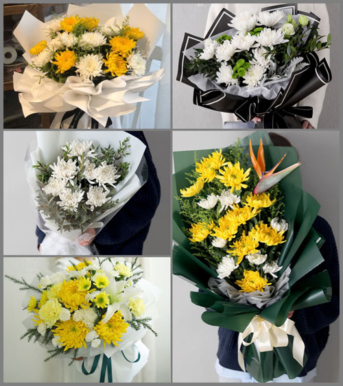 浙江省丽水缙云县新建镇雪峰村白事花束代送